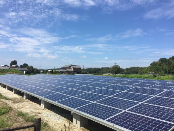 Solar mounting ground system from Japan