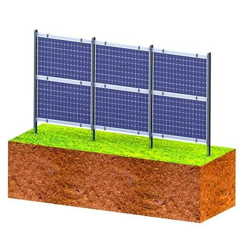 Solar Panel Vertical Mounting