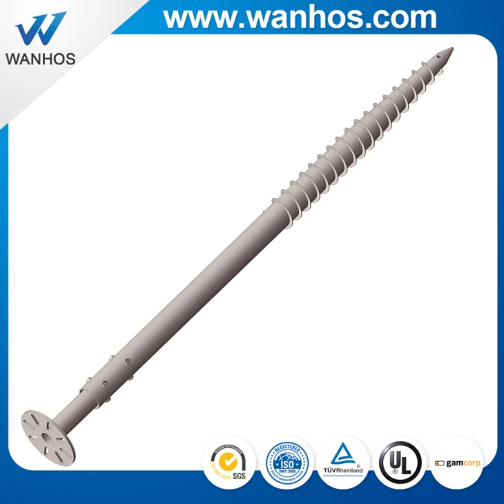 High Quanlity Q235 Ground Screws For Solar Mounting System