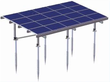 Aluminijski zemaljski PV solarni sustav za montažu