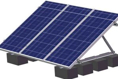 Montaža ravnog krova na solarni nosač