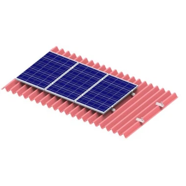 Sustav za ugradnju na solarni panel na metalni krov