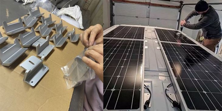 Solar Panel Z Mounting Brackets