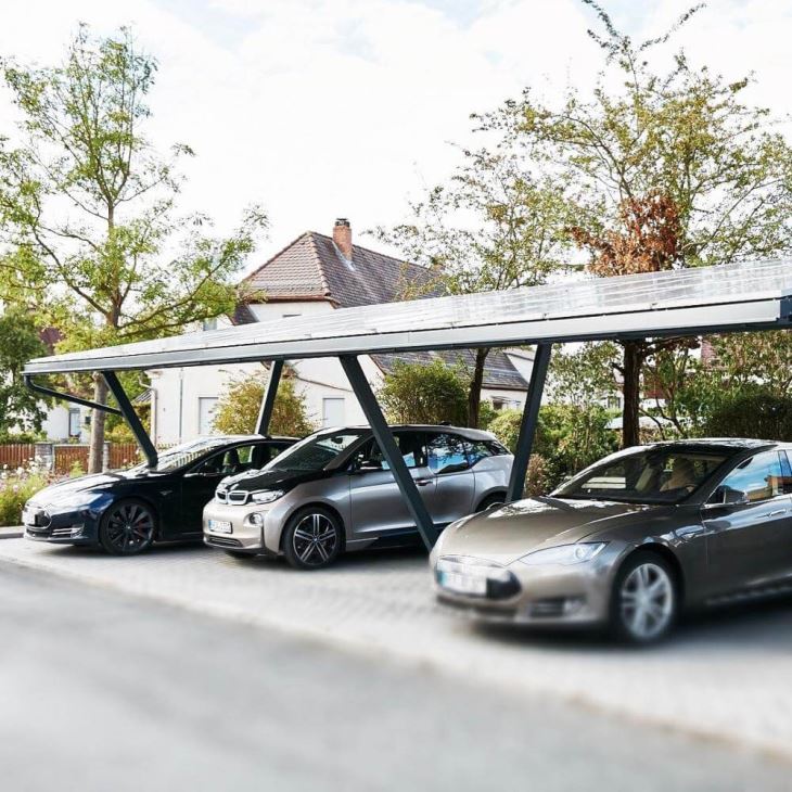 Aluminum Carport Solar Mounting System China Manufacture