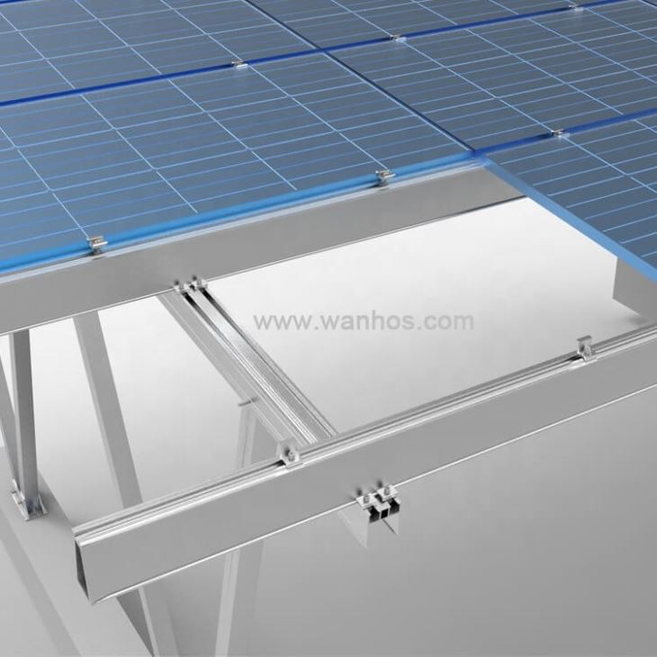 Antirust Solar Aluminum Structure Carport / Car Racking Mounting Brackets