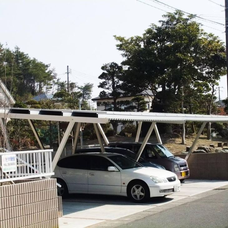 carport-mounting-structure forsolar pv system home installation 03