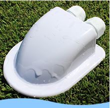 Bijela solarna kutija za dvostruki ulaz za kabel