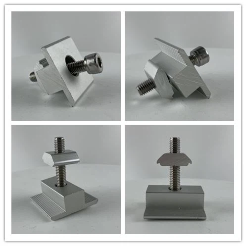 Aluminum Install Mounting Pv Mid Clamp Detail Show