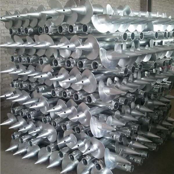 Earth Screw Helical Ground Anchors Real Scene