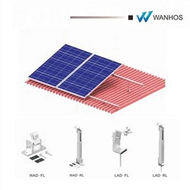 Solarna metalna konstrukcija za montažu krova Podesiva noge